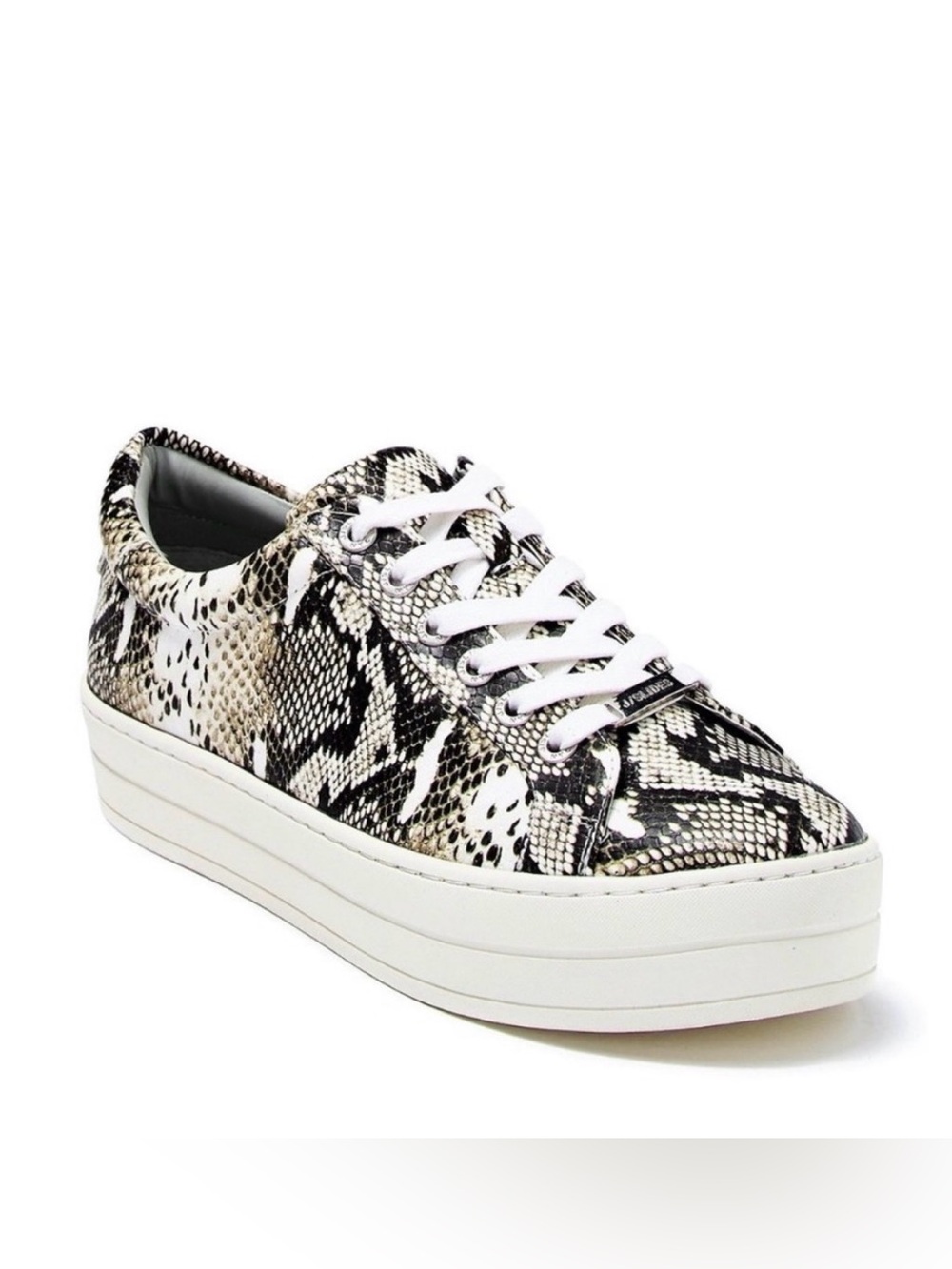 JSlides Platform SnakeSkin Print Sneaker